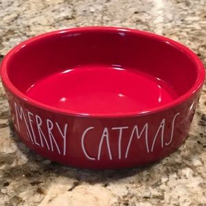 Rae Dunn MERRY CATMAS Cat Christmas Bowl